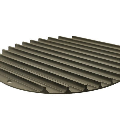 Lifespace Competition Grade Perforated Griddle Steak Grate with Raised Grill Rails - 12.8" & Handle