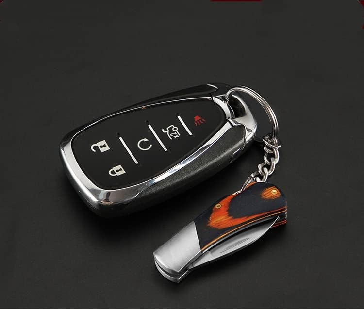 Lifespace Mini Blue Key Chain Stainless Steel Folding Knife