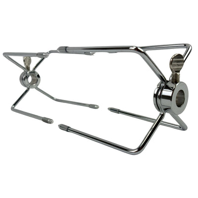 Lifespace 4-Prong Chromed Spit Roast Forks - Set of 2