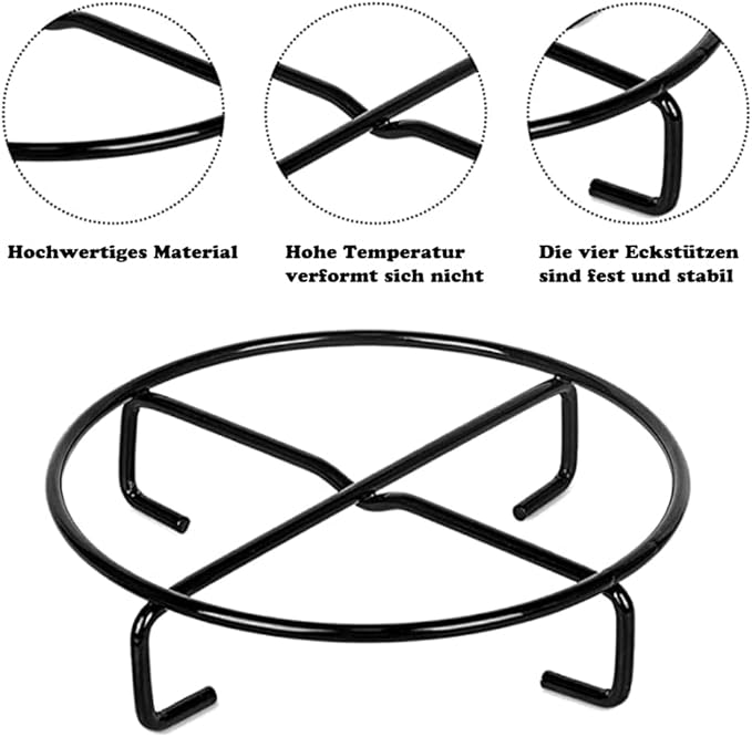 Lifespace Dutch Oven and Cookware Grid Stand Trivet