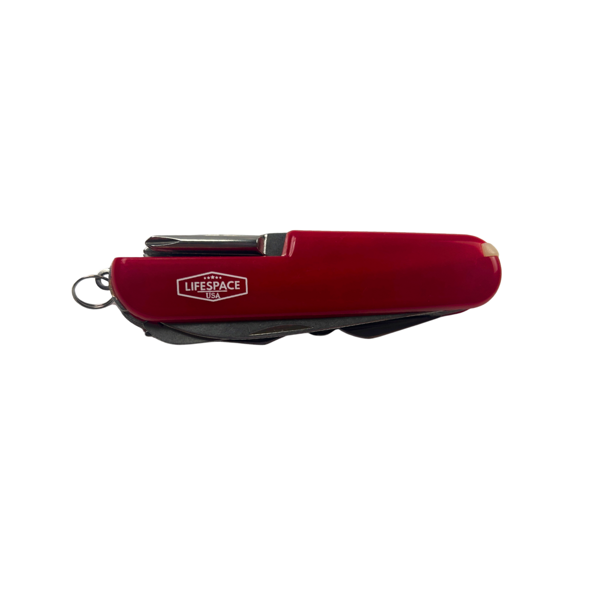 Lifespace 11-in-1 Multi Functional Red EDC Knife - 420 Stainless Steel