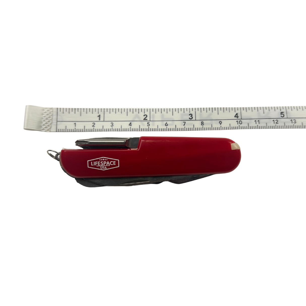 Lifespace 11-in-1 Multi Functional Red EDC Knife - 420 Stainless Steel