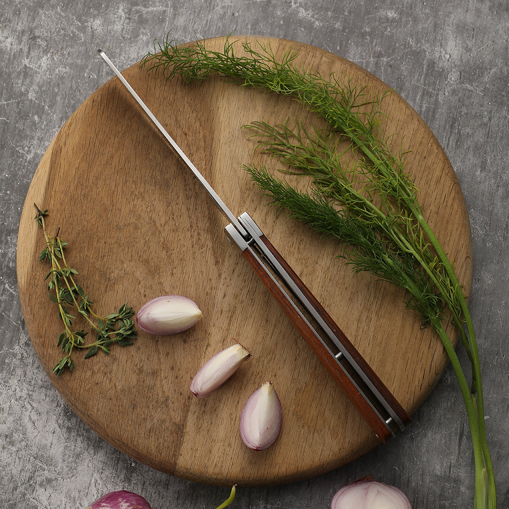 Lifespace Folding Japanese Chef Knife — 440A Stainless Steel, Camp & Outdoor Cooking