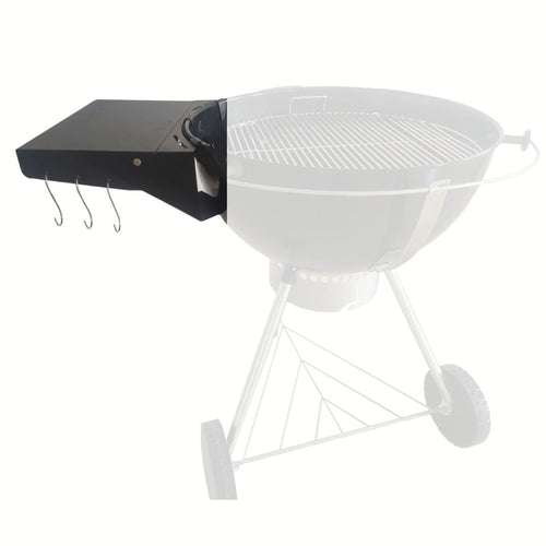 Lifespace Kettle Grill Folding Extension Table with Six Utility Hooks
