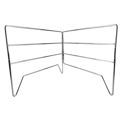 Lifespace Folding Camping Grill Grid Stand - Chrome