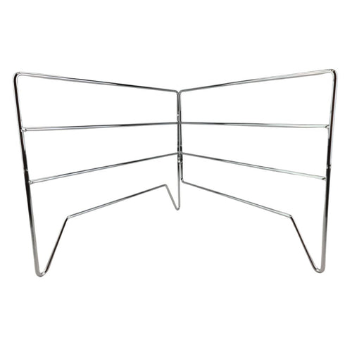 Lifespace Folding Camping Grill Grid Stand - Chrome