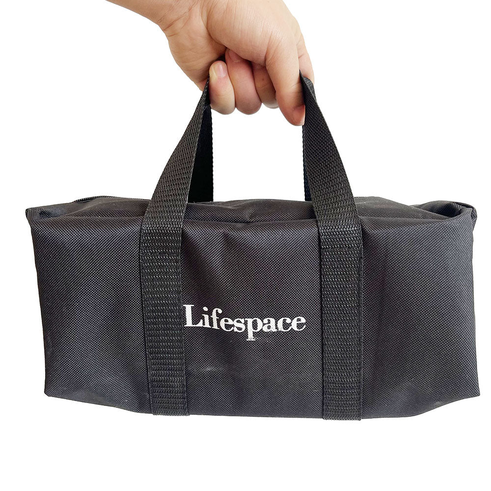 Lifespace Cast Iron Bread Pot with Handle & Carry Bag — Pre-Seasoned & Ready to Use
