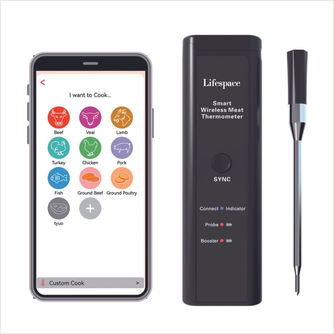 Lifespace Premium Smart Bluetooth Probe Thermometer