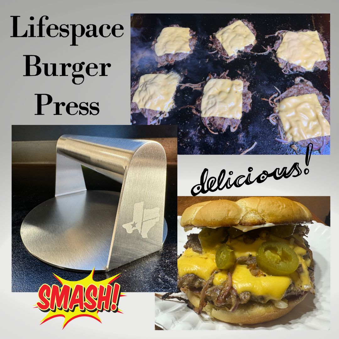 Lifespace Stainless Steel Smash Burger Grill Press - 7 VARIANTS AVAILABLE