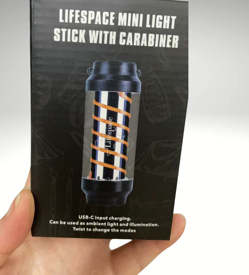 Lifespace Mini Light Stick with Carabiner & Tripod Stand Single