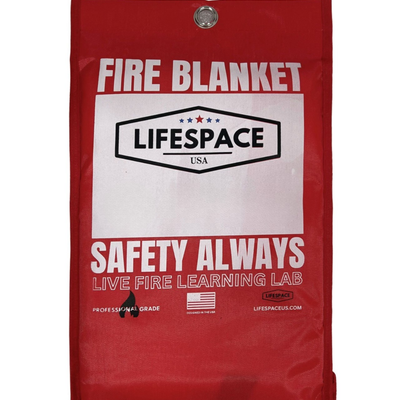 Lifespace Fire Blanket 40" x 40" - Emergency Fire Suppression Blanket