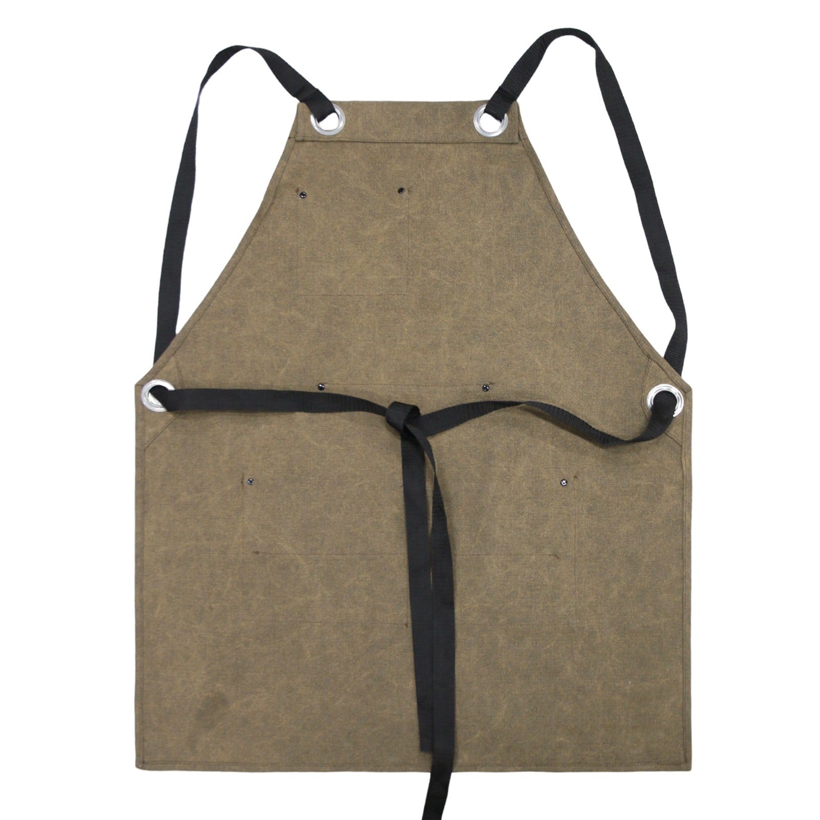 Lifespace Premium Khaki Wax Canvas BBQ Grill Work Apron