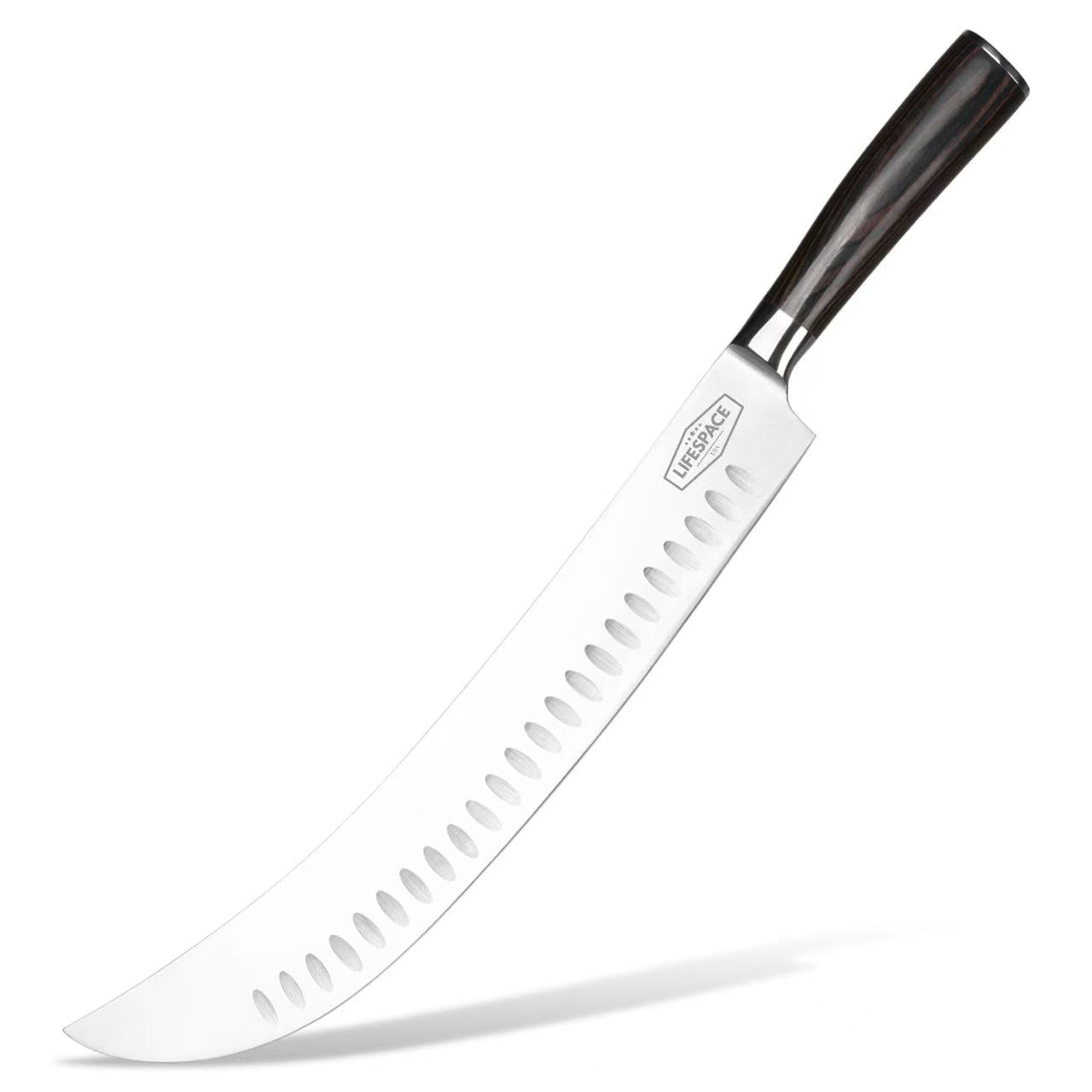 Lifespace 12" Slaughter Slicing Carving Knife in Gift Box