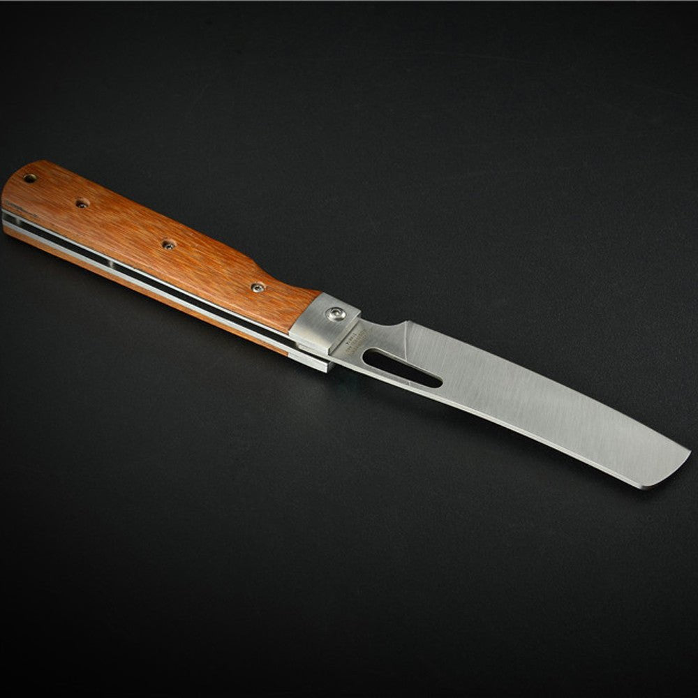 Lifespace Folding Japanese Chef Knife — 440A Stainless Steel, Camp & Outdoor Cooking