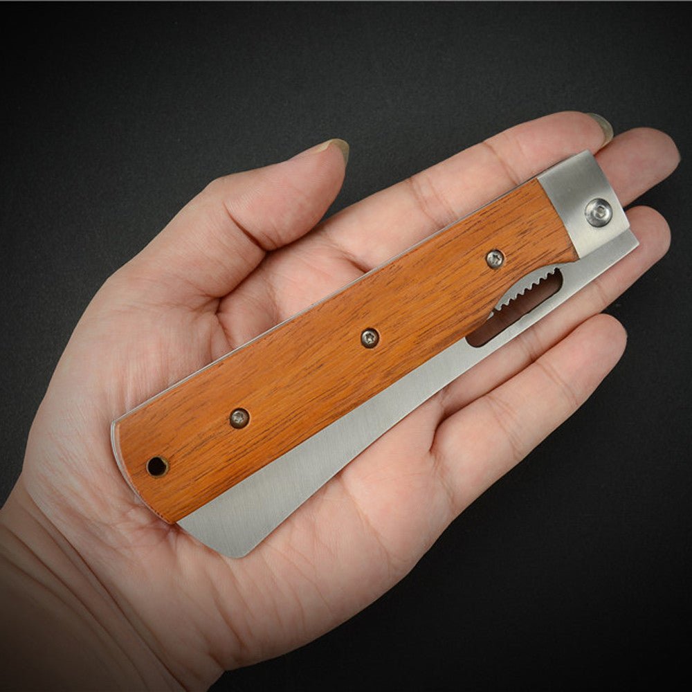 Lifespace Folding Japanese Chef Knife — 440A Stainless Steel, Camp & Outdoor Cooking