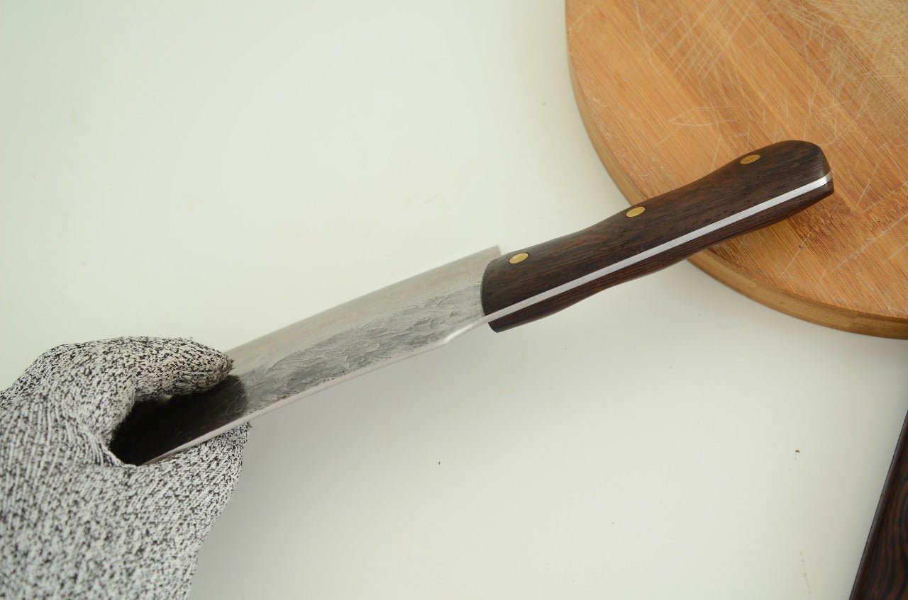 Lifespace 8" Chef Chopping Cleaver with 3 Rivets & Wood Handle - Lifespace