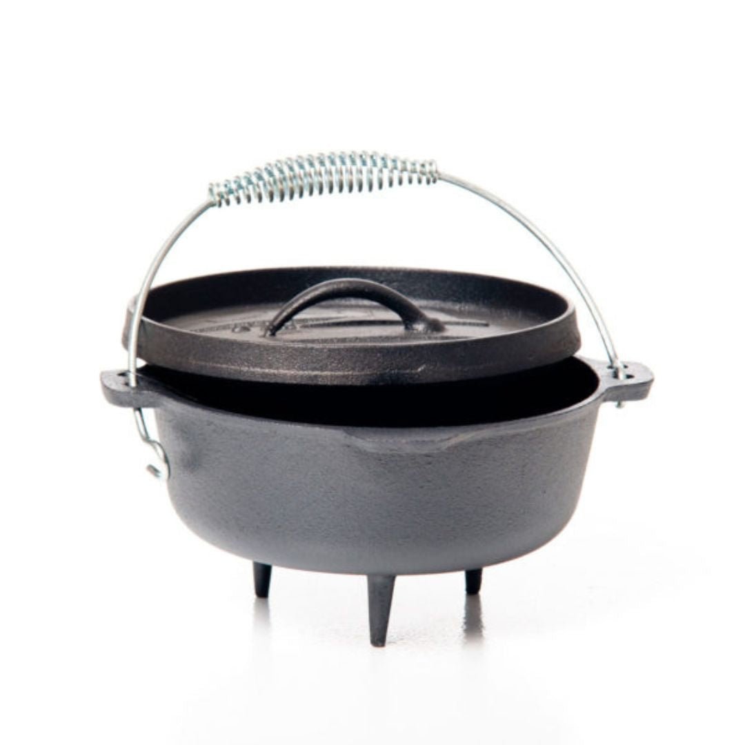 Lifespace Cast Iron Dutch Oven Pot - 10"