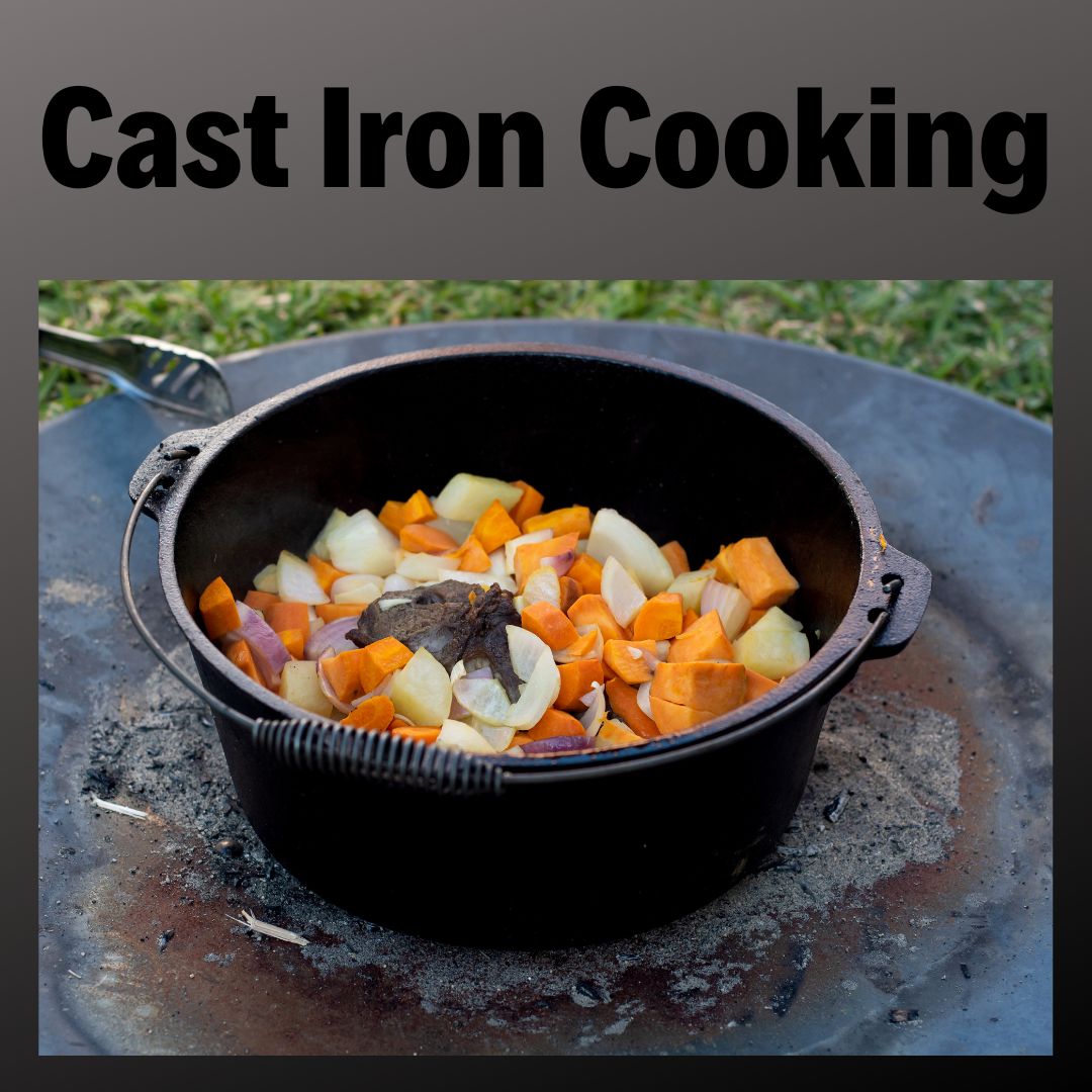 Lifespace Cast Iron Dutch Oven Pot - 10"