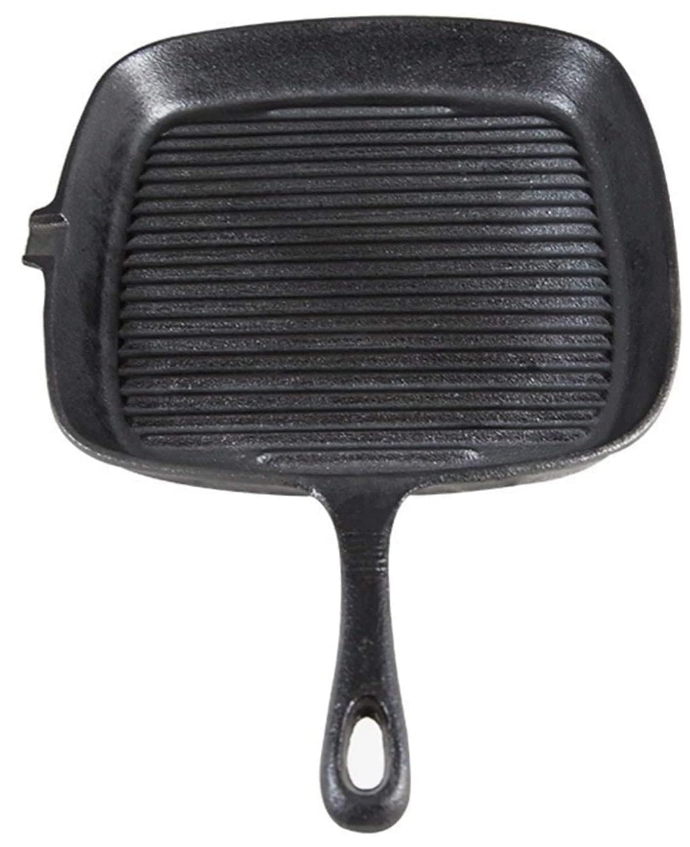 Lifespace Cast Iron Square Griddle Pan - 10"