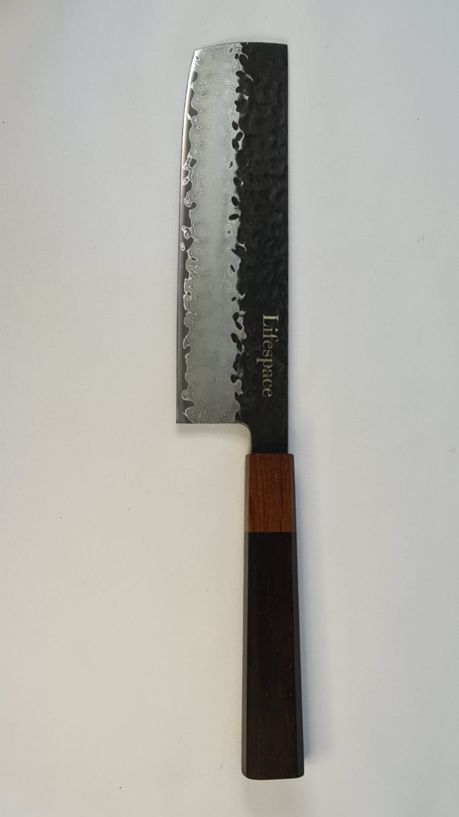 Lifespace Hand Forged Japanese 'Nakiri' vg10 Damascus Bunka Cleaver in Gift Box
