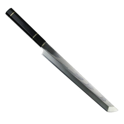 Lifespace Japanese Yanagiba Traditional Damascus Sashimi Knife - 10.6 inch Blade