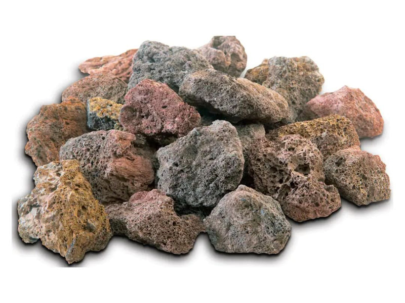 Lifespace Natural Lava Rocks For Gas Grills, Firepits & Fireplaces