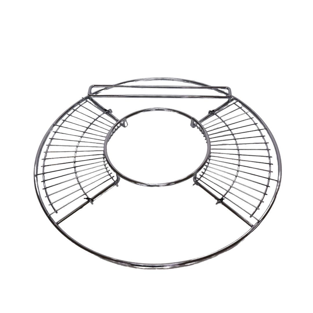 Lifespace Dutch Oven / Pot (Potjie) Ring for 22.5in Kettle Grill with 2 x Side Grids