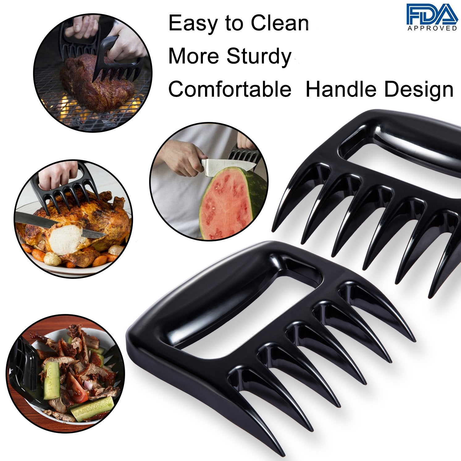 Lifespace Quality Meat Shredding Bear Claws
