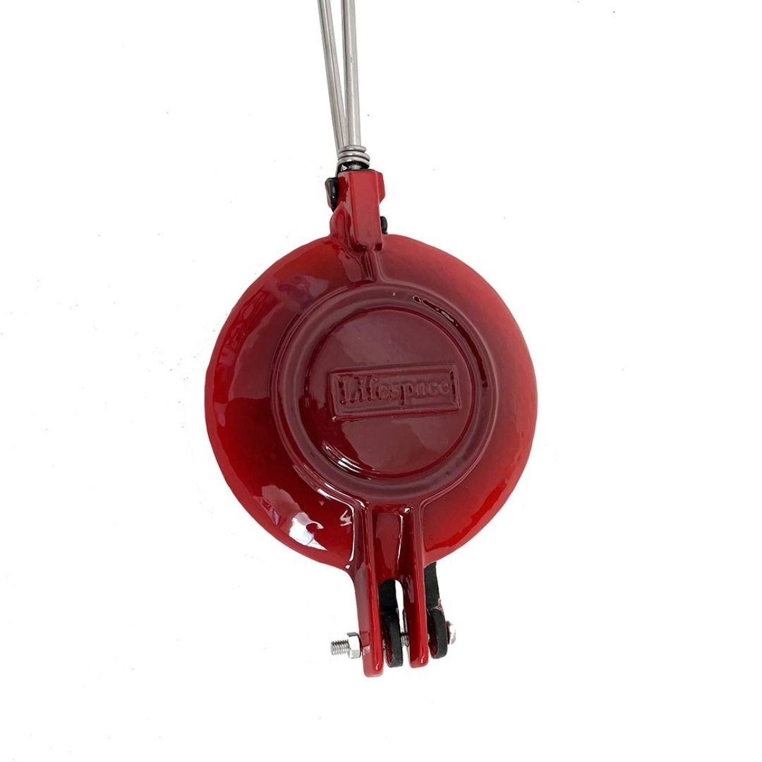 Lifespace Red Enamel Cast Iron Pie Sandwich (Jaffle) Irons - 2 pack