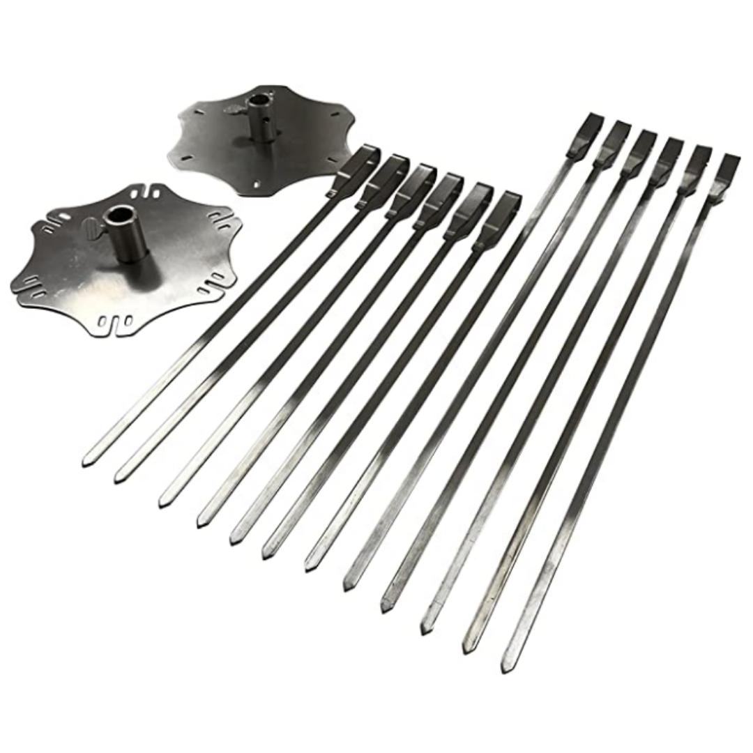 Lifespace Rotisserie Braai Skewer Set - Lifespace