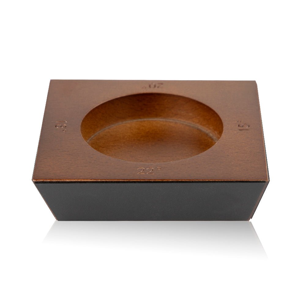 Lifespace Walnut Rolling Knife Sharpener — Diamond & Ceramic, 4 Angles, Gift Box