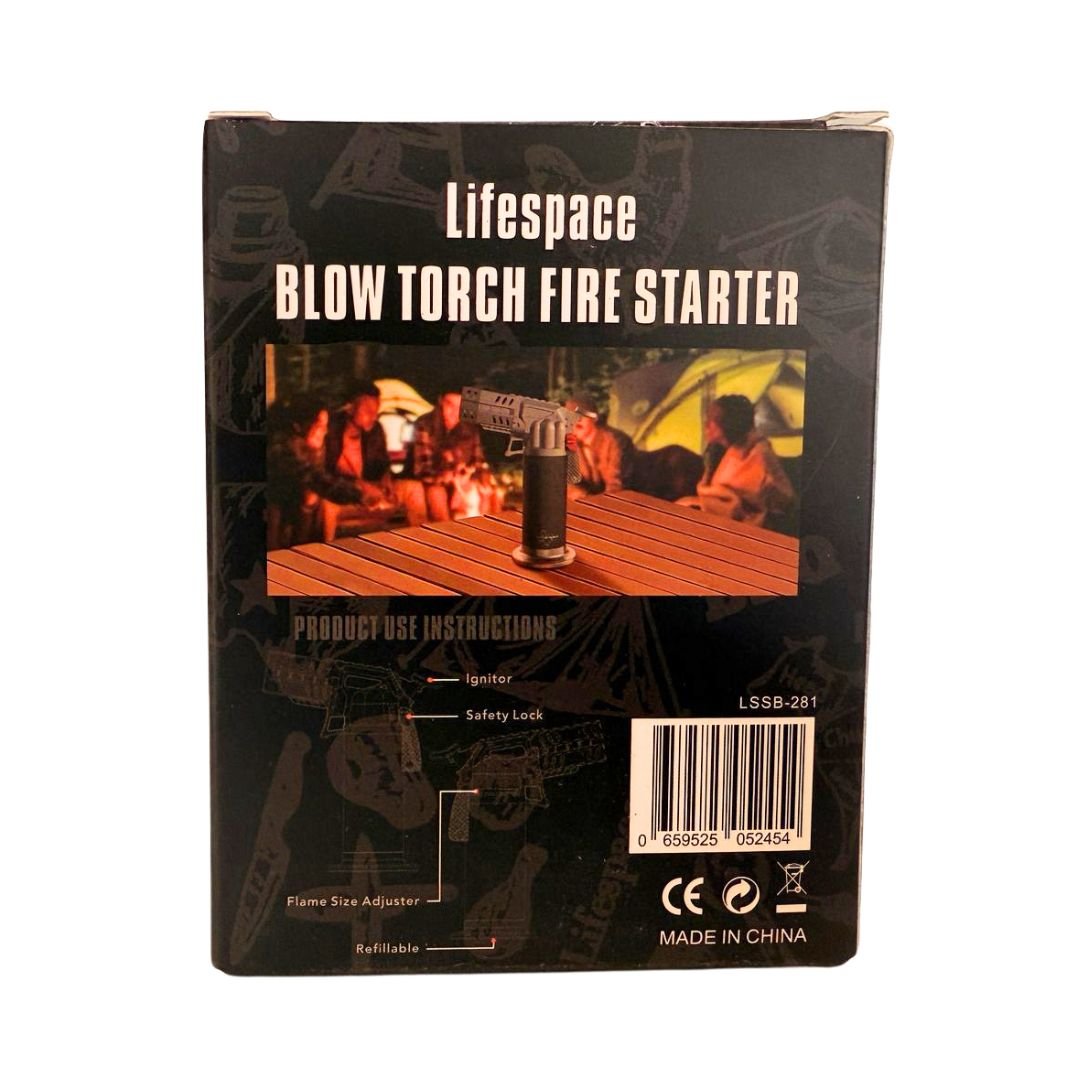 Lifespace Windproof Blow Torch / Crème Brulee Burner / Fire Starter Lighter